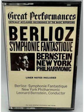 Berlioz Symphonie Fantastique Leonard Bernstein New York Philharmonic Cassette